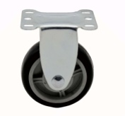 31D-RPD5-0 MODULAR SOLUTION CASTER<BR>5" WHEEL, FIXED PLATE